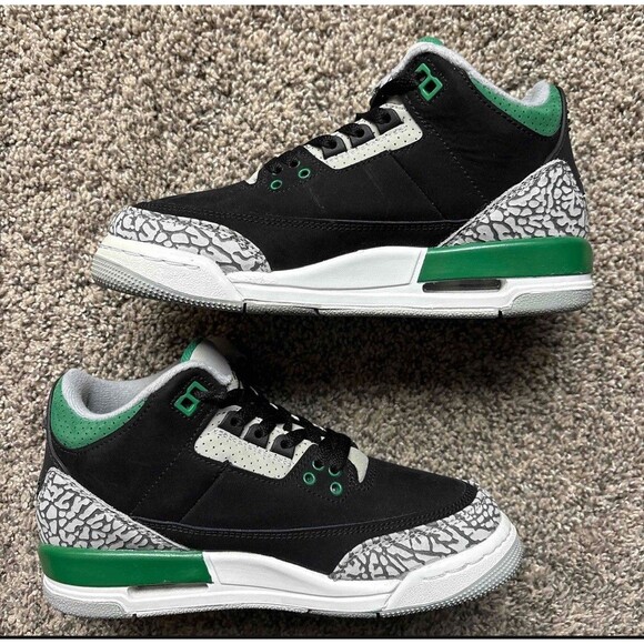Nike Air Jordan 3 Retro Pine Green Size 5 Youth (Size 6.5 Women's) - Picture 2 of 8